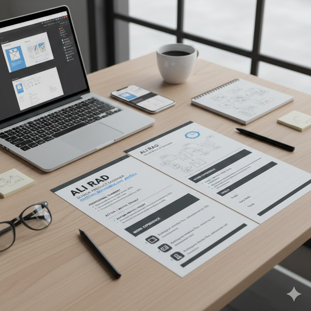تصویر مقاله: راهنمای جامع و صفر تا صد نگارش رزومه برای طراحان UI/UX
